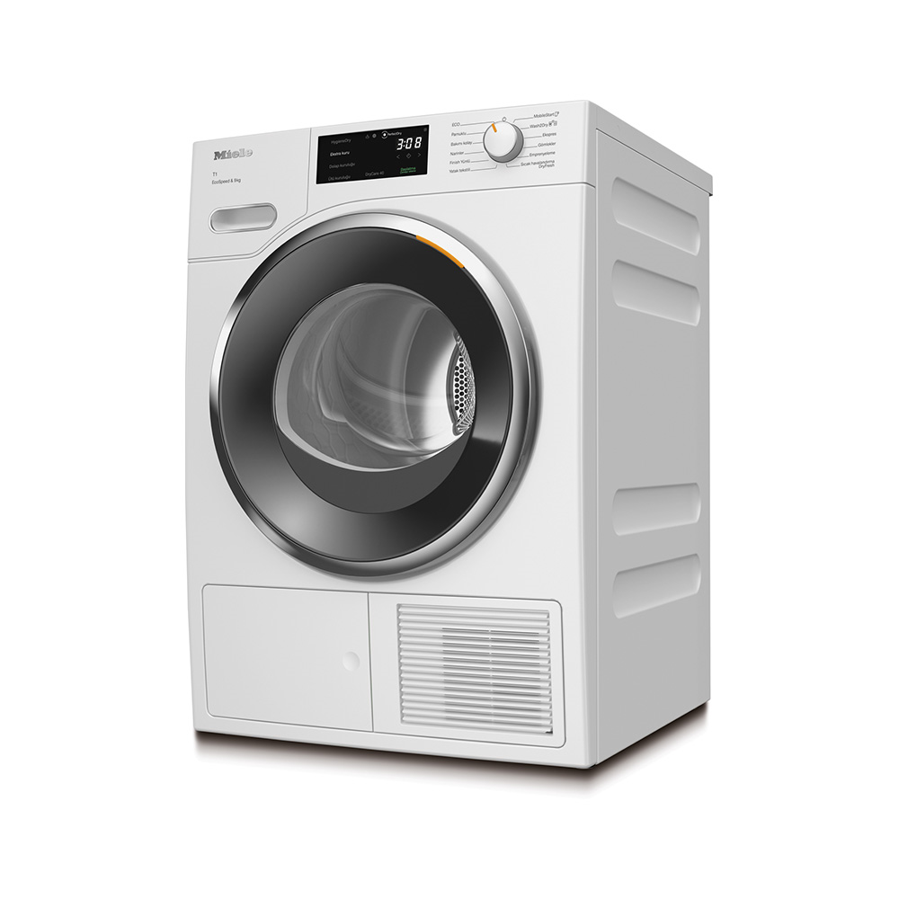 Miele TWH780 WP Kurutma Makinesi 9 kg A+++ DryCare 40, SilenceDrum Lotus BeyazıMiele