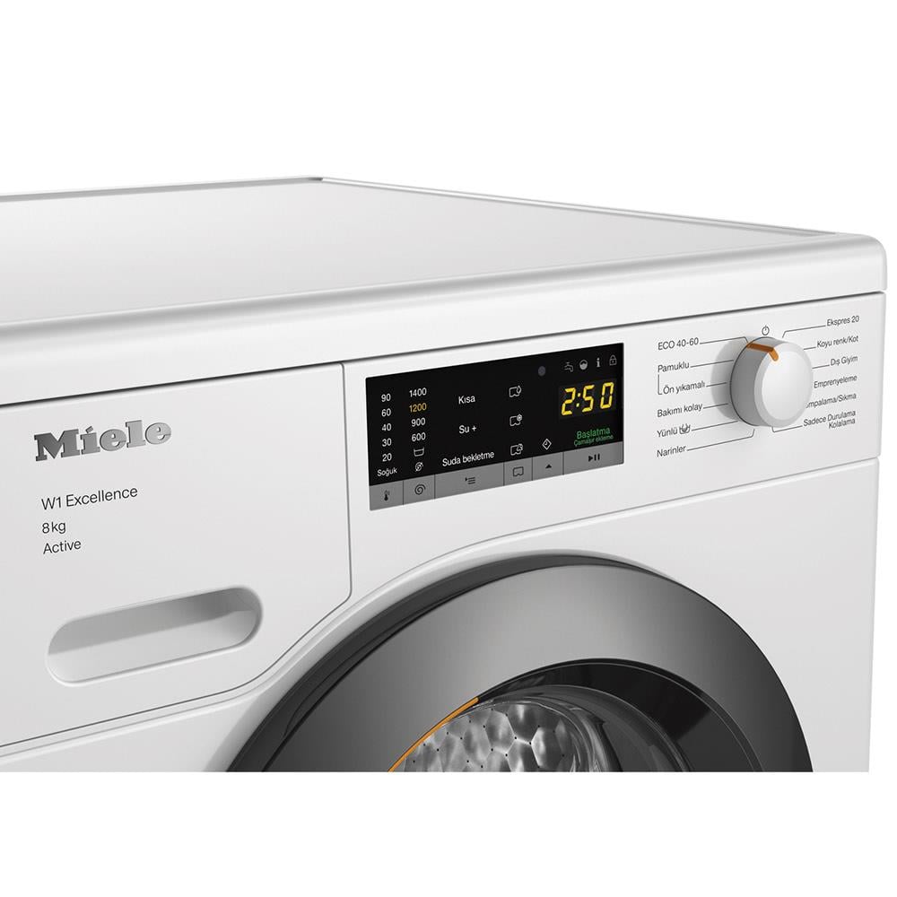 Miele WEA125 WCS Çamaşır Makinesi A Enerji Sınıfı 8 kg Active Lotus BeyazıMiele