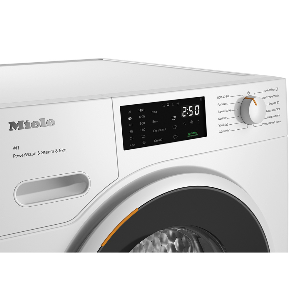 Miele WED385 WCS Çamaşır Makinesi A Enerji Sınıfı 9 kg Lotus BeyazıMiele