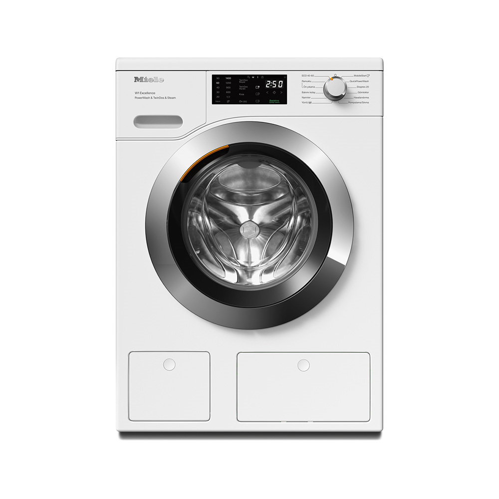 Miele WEG885 WCS Çamaşır Makinesi A Enerji Sınıfı 9 kg Buharlı Ön Ütü Lotus BeyazıMiele