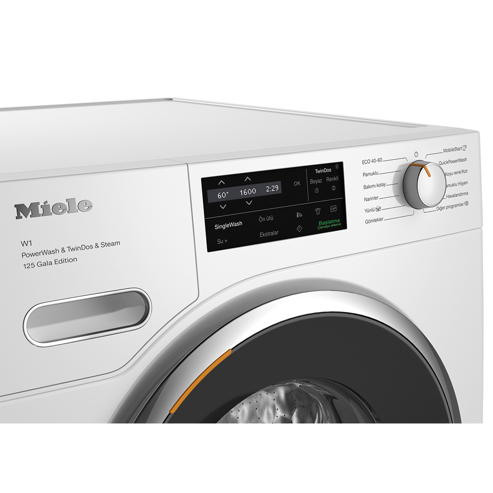 Miele WWI880 WCS 125 Gala Edition Çamaşır Makinesi A Enerji Sınıfı Powerwash Lotus BeyazıMiele