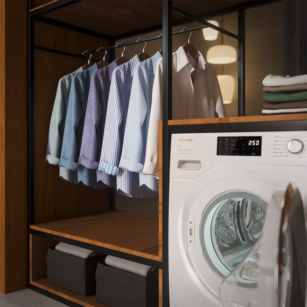 Miele WWK360 WCS Çamaşır Makinesi A Enerji Sınıfı 10 Kg Powerwash Lotus BeyazıMiele