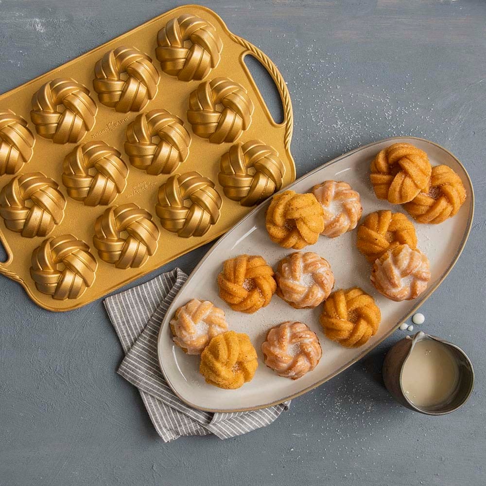 Nordic Ware Braided Mini Bundt Pan Kek KalıbıNordic Ware