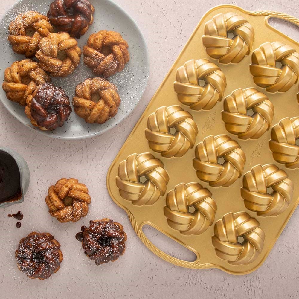 Nordic Ware Braided Mini Bundt Pan Kek KalıbıNordic Ware