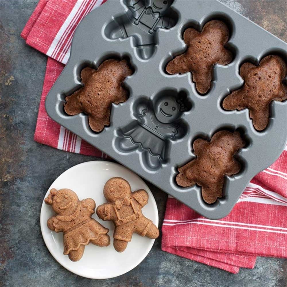 Nordic Ware Mini Gingerbread Kek Kalıbı 6'lı 24 x 30 cmNordic Ware