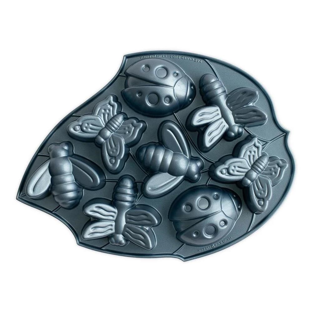 Nordic Ware Mini Uğur Böceği Kek Kalıbı 8'li 28 x 38 cmNordic Ware