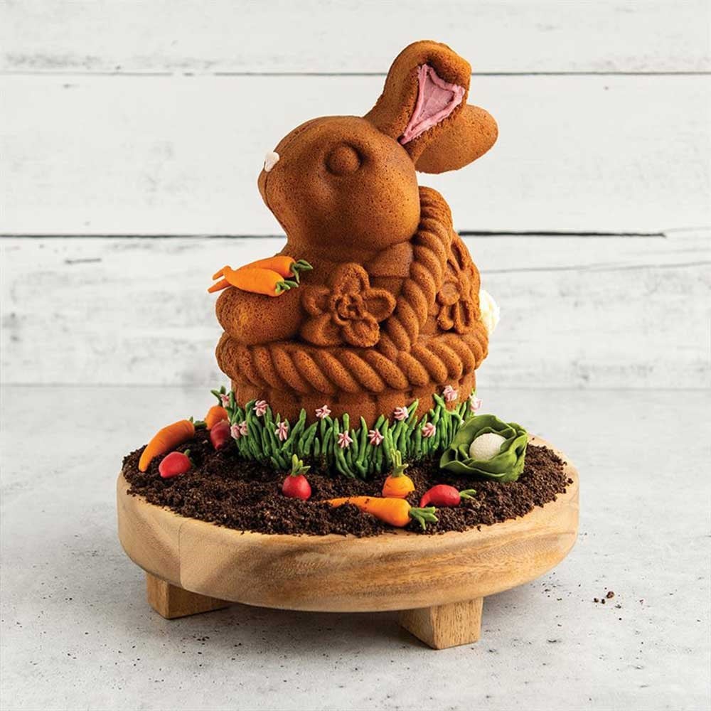 Nordic Ware Sepetteki Tavşan 3D Kek Kalıbı 26 x 36 cmNordic Ware