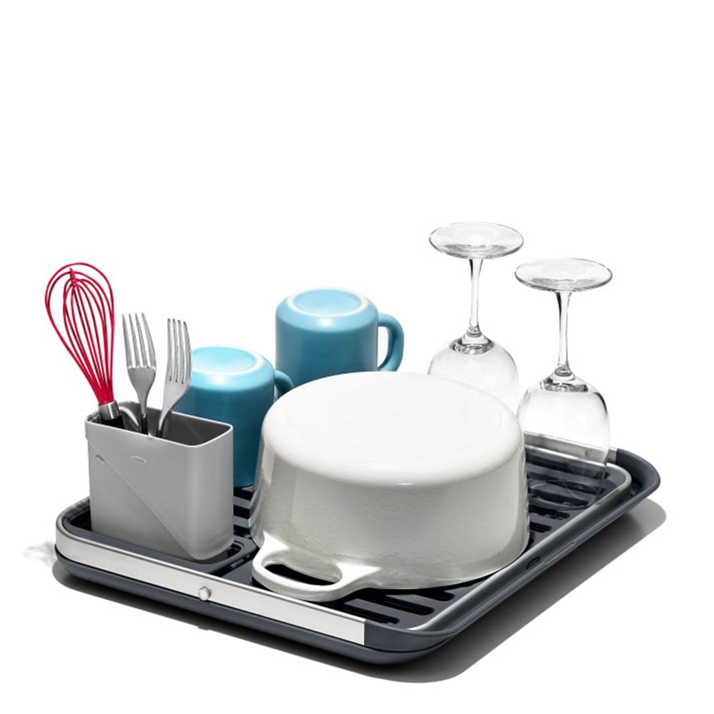 Oxo GG Katlanılabilir Bulaşıklık Siyah / Inox 37 x 42 cmOXO
