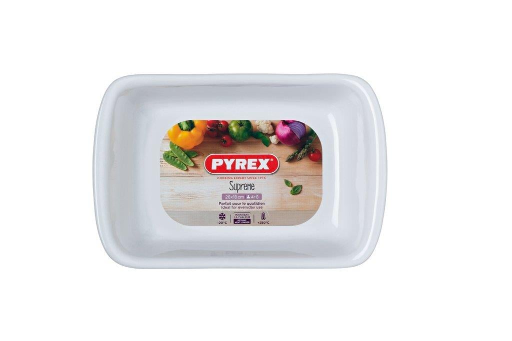 Pyrex Fırın Kabı 26 cm BeyazPyrex