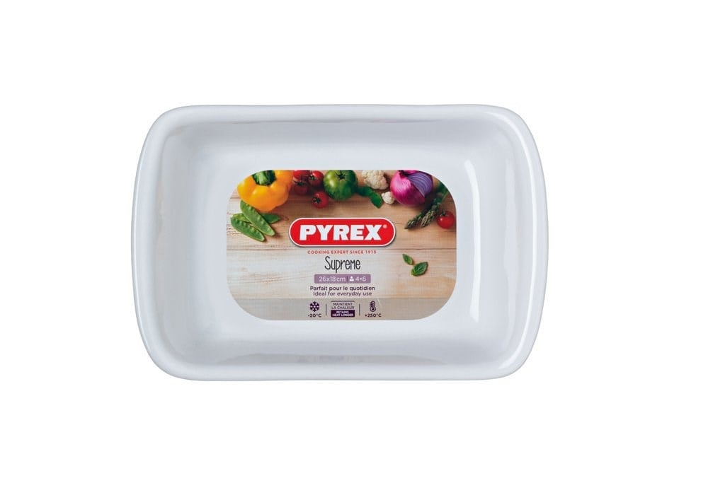 Pyrex Fırın Kabı 26 cm BeyazPyrex
