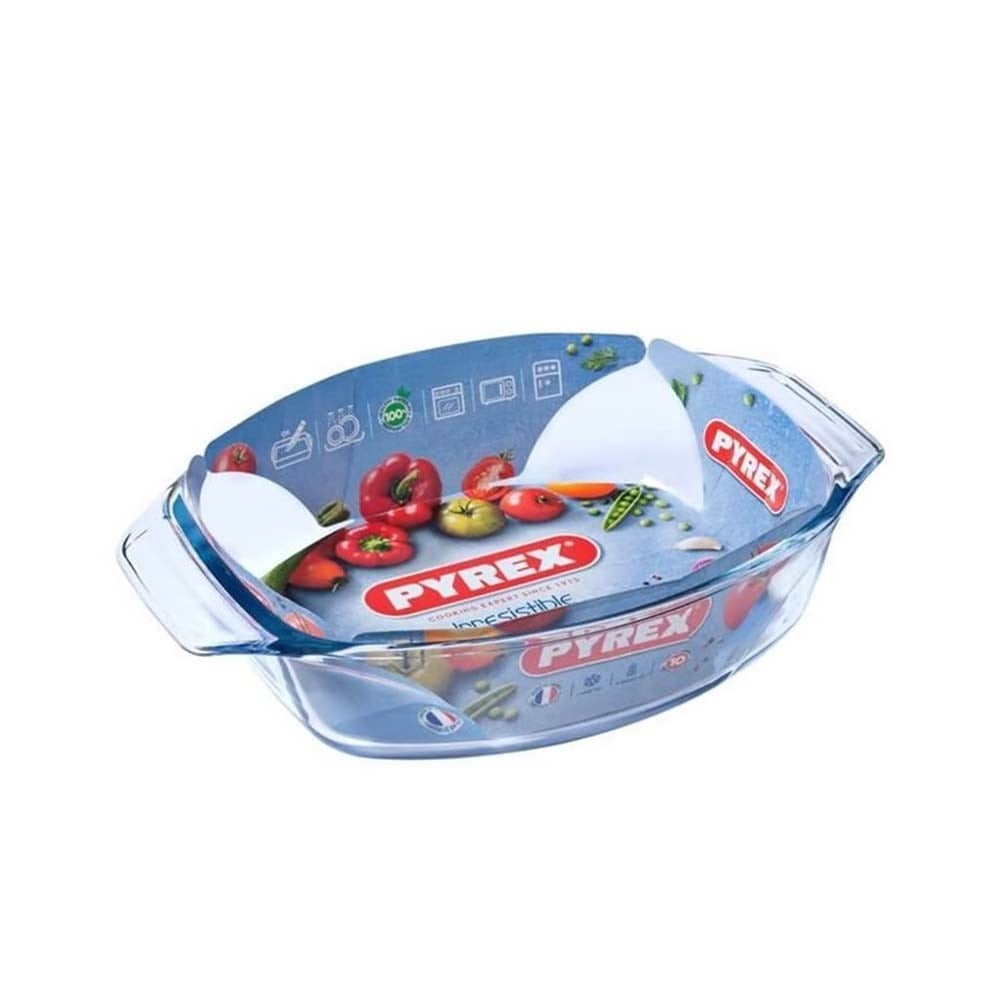 Pyrex Oval Fırın Kabı Cam 2,8 LPyrex