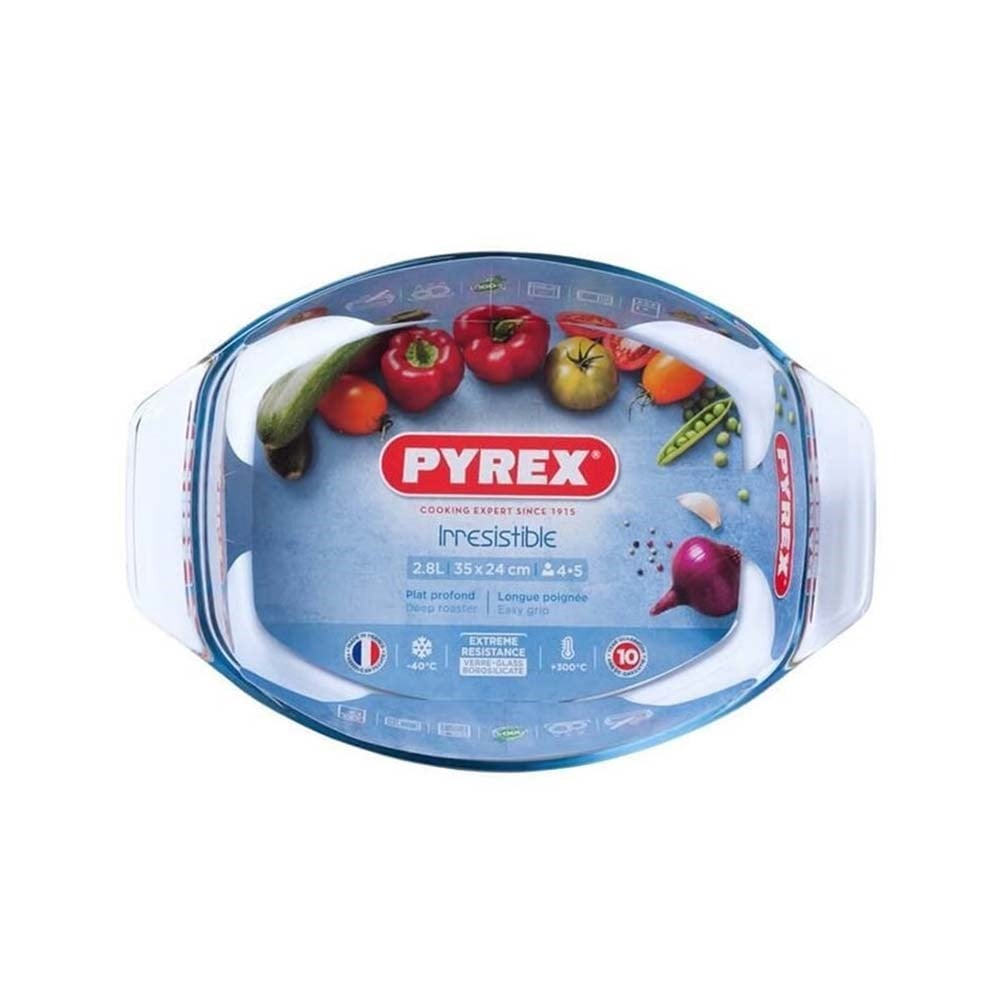 Pyrex Oval Fırın Kabı Cam 2,8 LPyrex