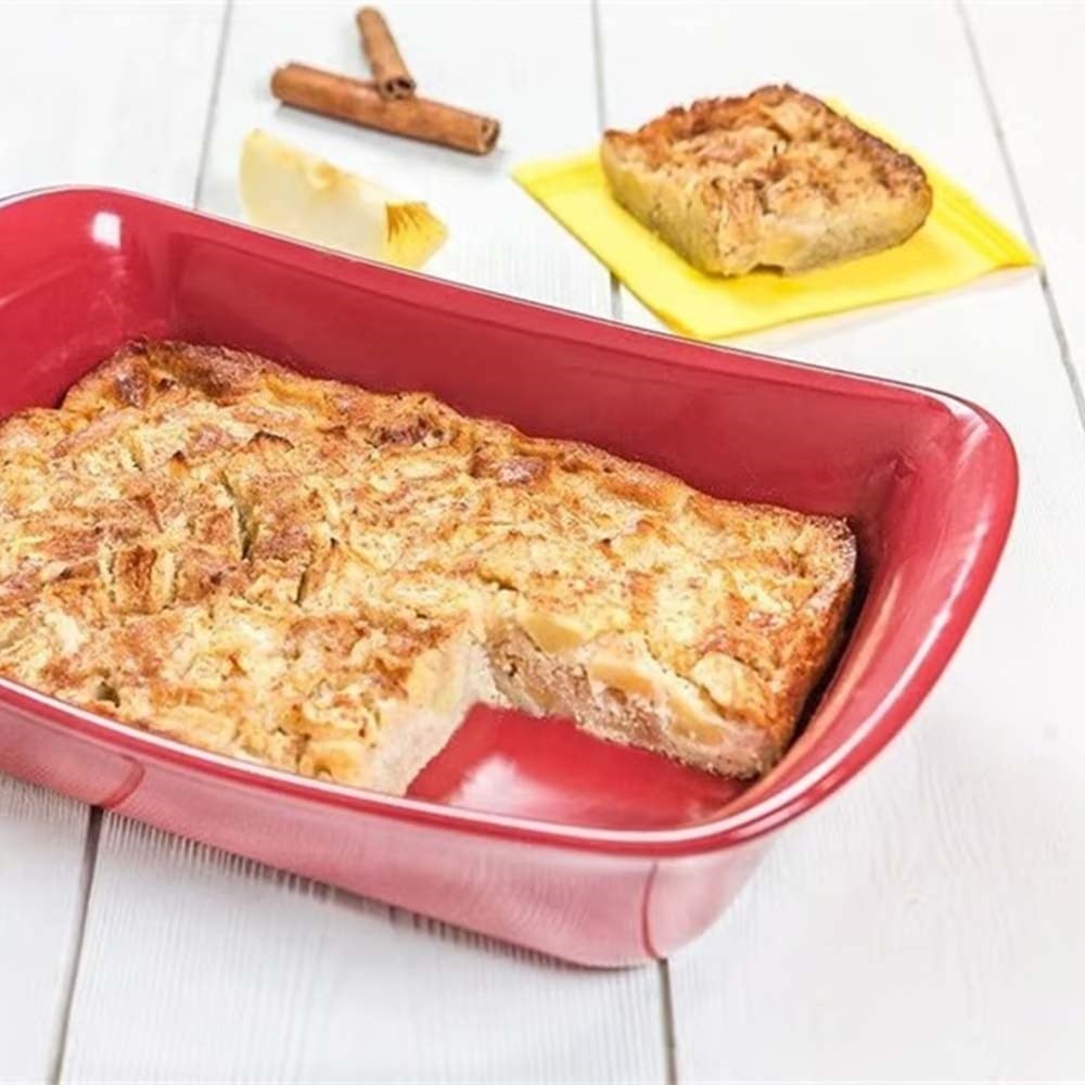 Pyrex Su22Rr5/7048  Isıya Dayanıklı Fırın Kabı Kırmızı 22 cmPyrex