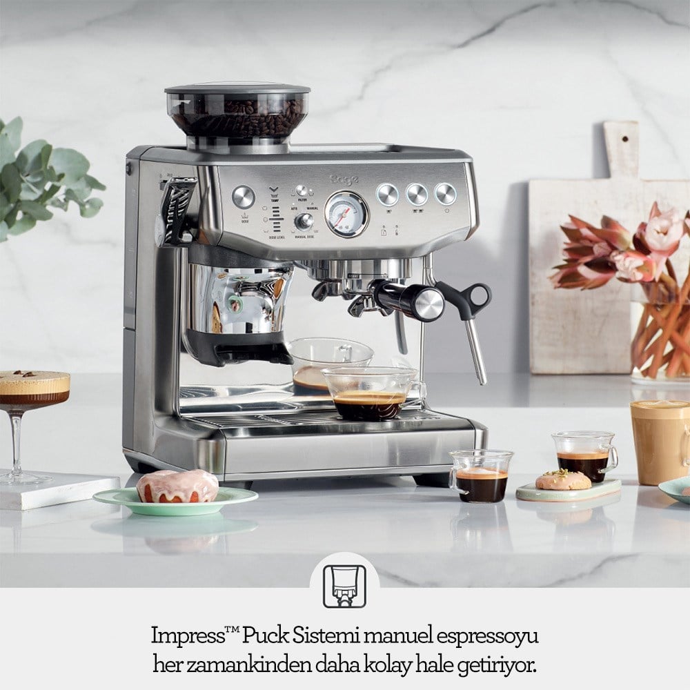 Sage SES876 The Barista Express™ Impress Espresso Makinesi Swiss PlugSage