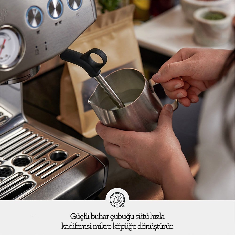 Sage SES876 The Barista Express™ Impress Espresso Makinesi Swiss PlugSage