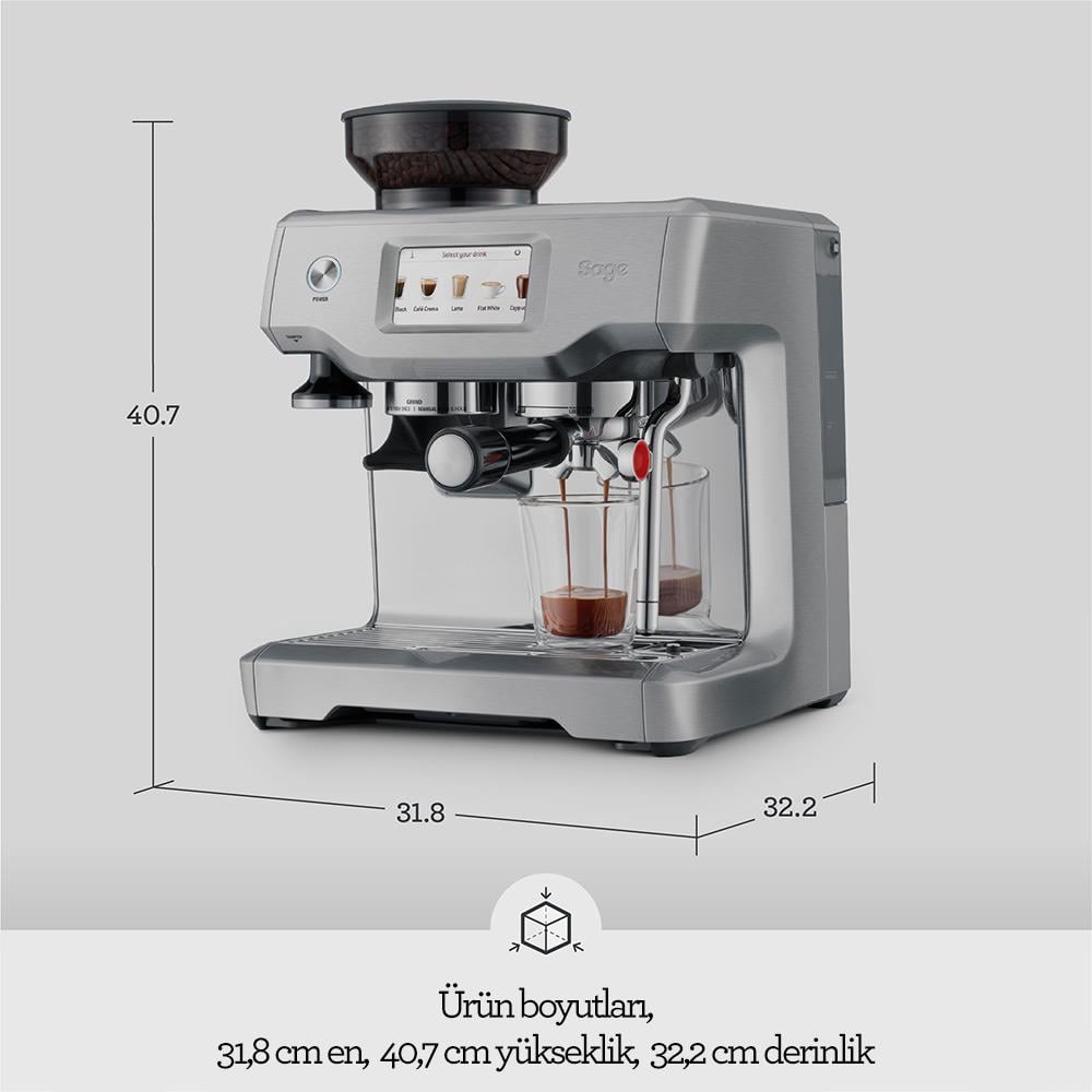 Sage SES880 BSS The Barista Touch™ Espresso MakinesiSage