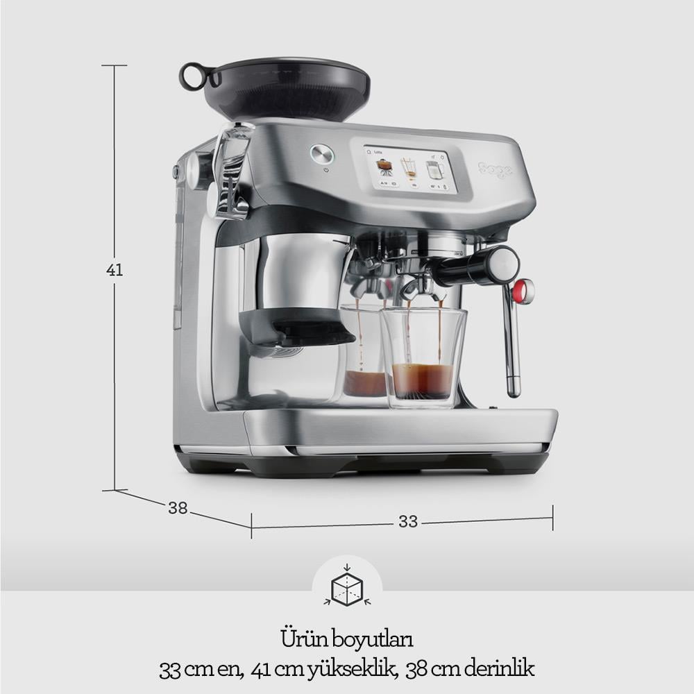 Sage SES881 BSS The Barista Touch™ Impress Espresso MakinesiSage