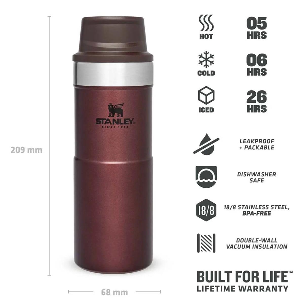 STANLEY 1009848010 TRİGGER-ACTİON TRAVEL MUG .35L / 12OZStanley