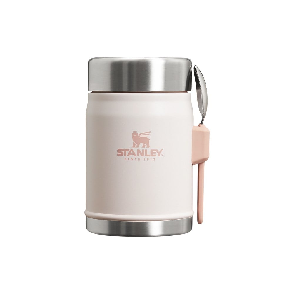 Stanley Classic Legendary Yemek Termosu Kaşıklı 0,4 L Açık PembeStanley