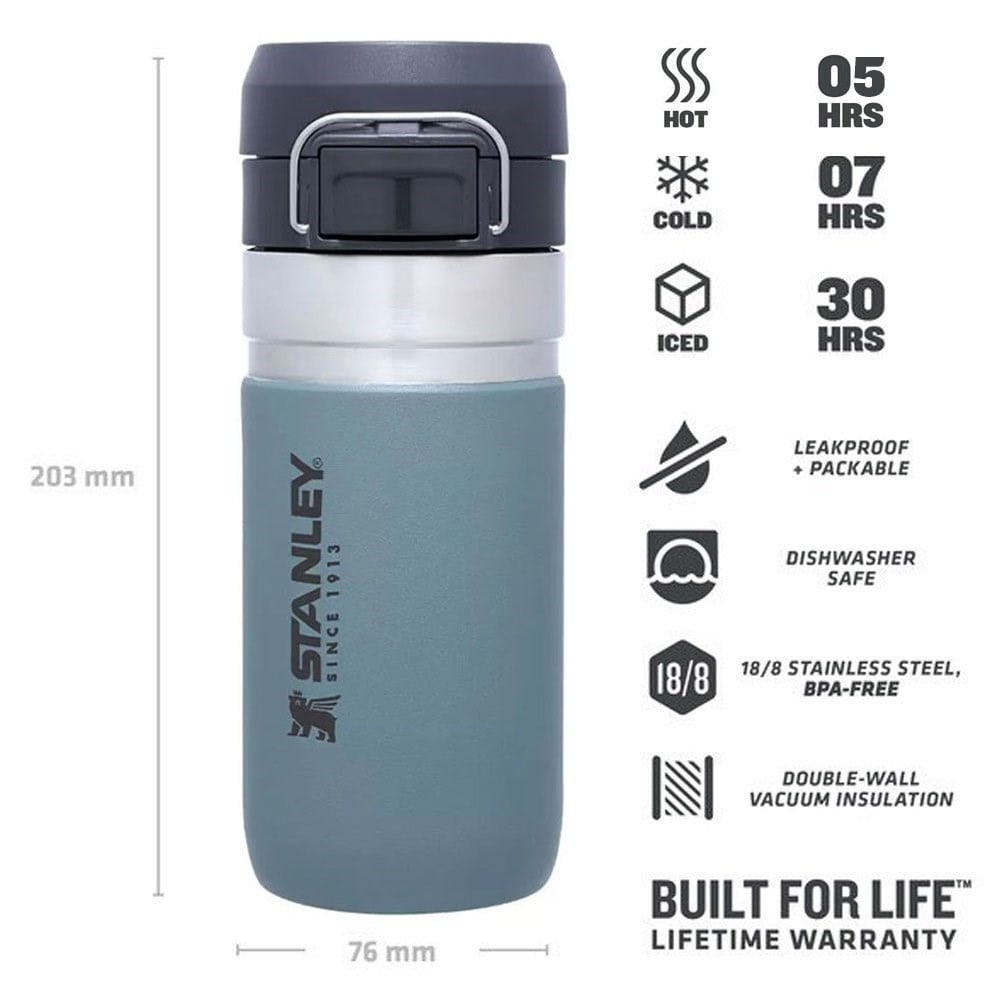 Stanley Go Quick Flip Termos Bardak 0,47 L Açık MaviStanley