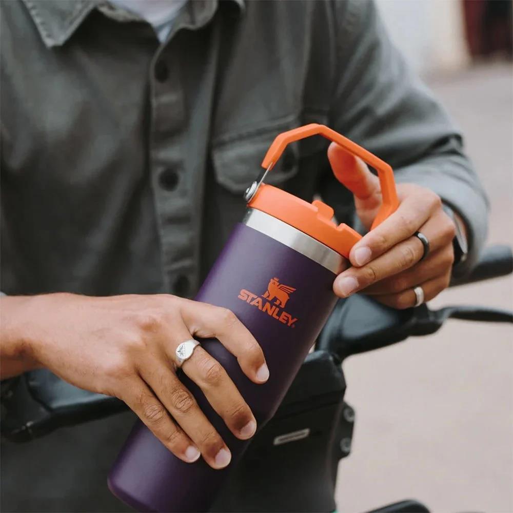 Stanley The Iceflow Flip Straw Pipetli Termos 0,89 L Mor/TuruncuStanley