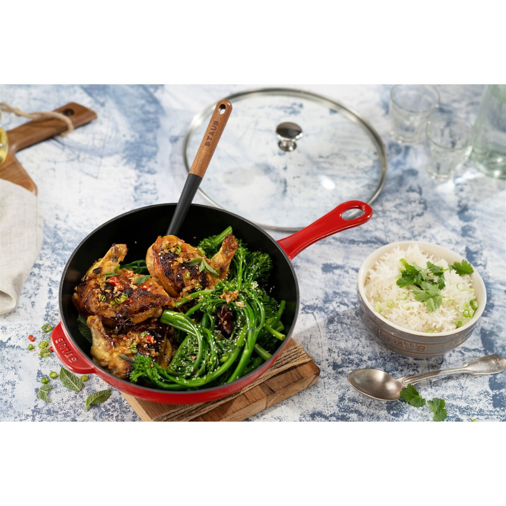 STAUB 405084035 KIZARTMA TAVASI 26CM KİRAZStaub