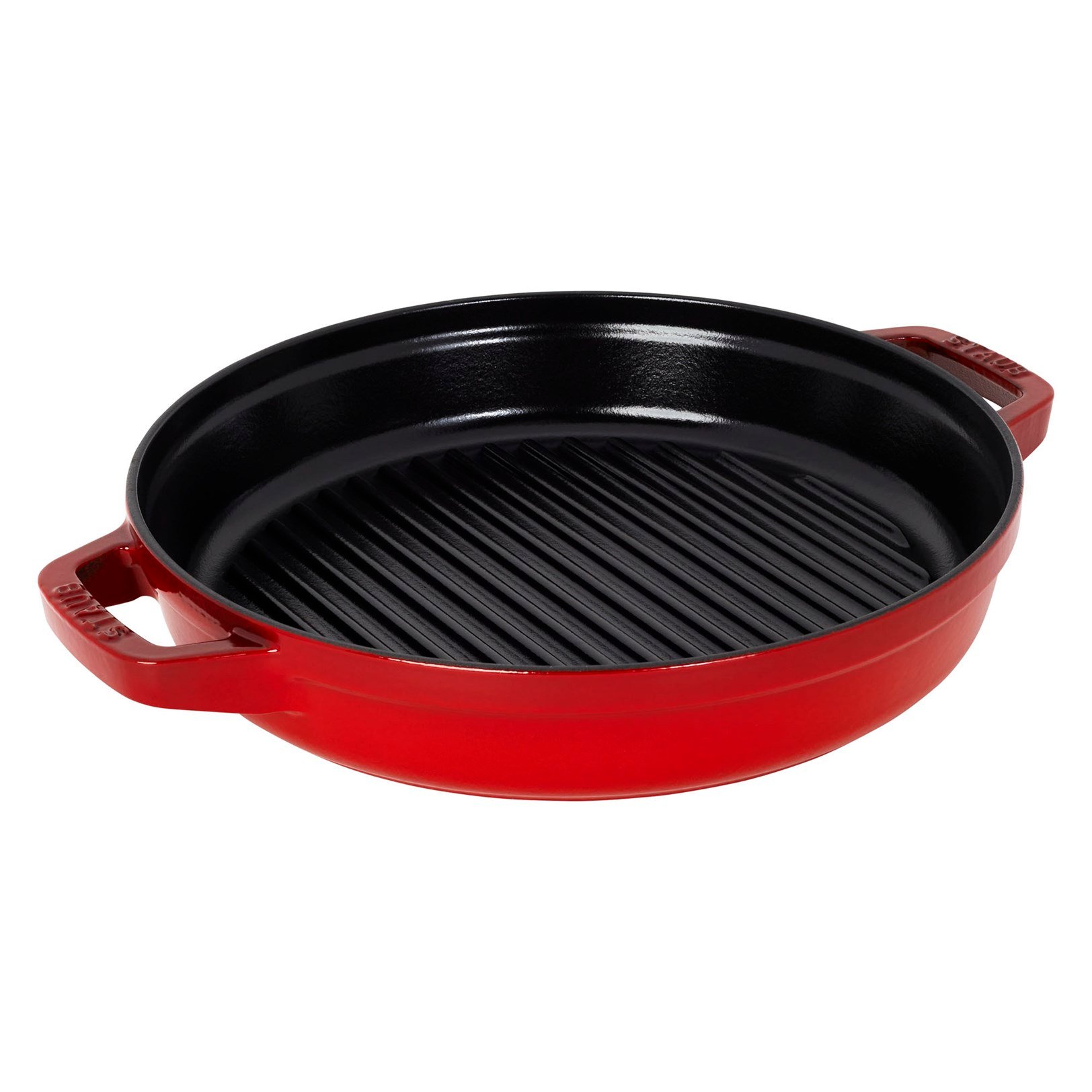 STAUB 405088955 B IZGARA TAVA 26 CM YUVARLAK KIRMIZIStaub