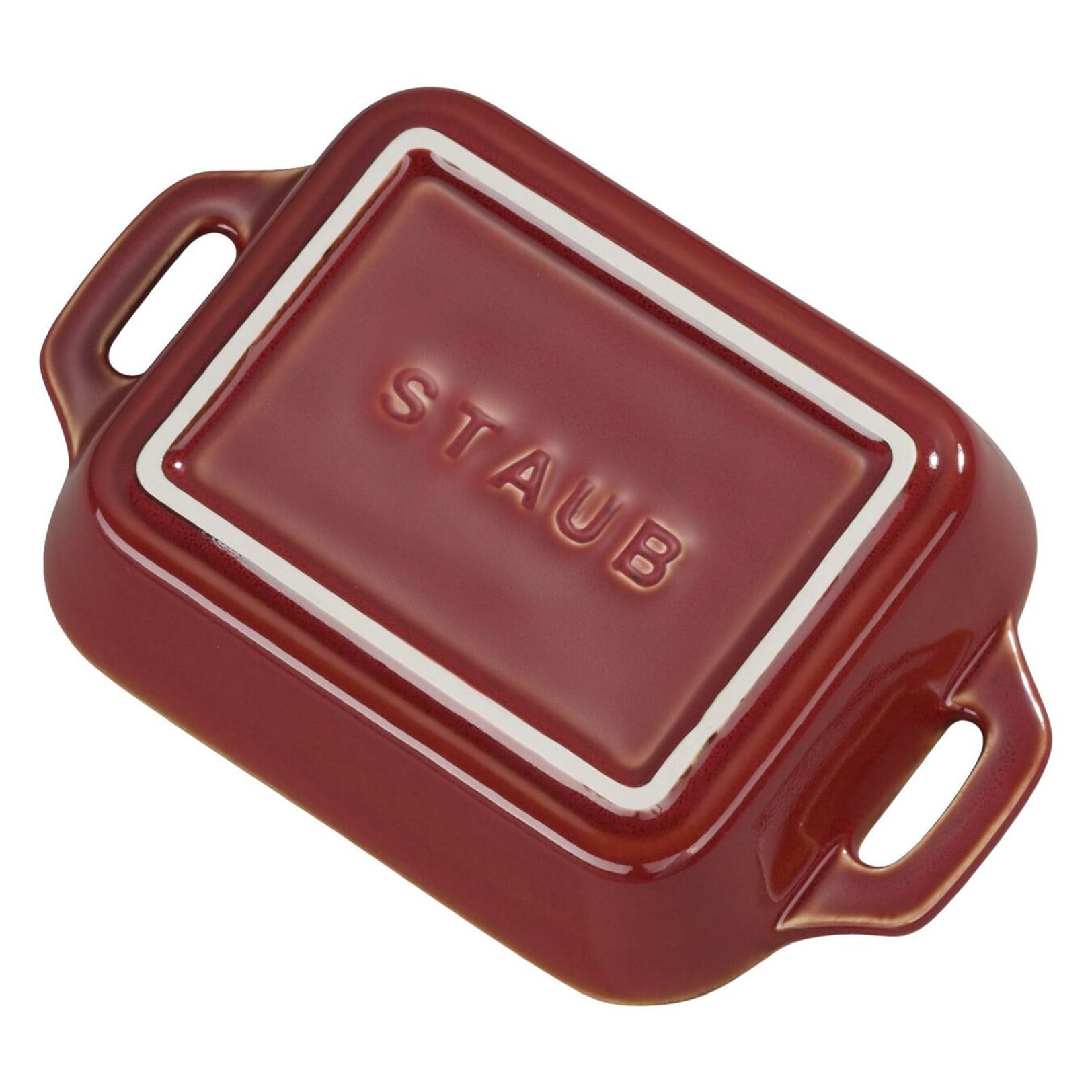 STAUB 405118810 FIRIN KABI, ANTİK BAKIR SERAMİK DİKDÖRTGENStaub
