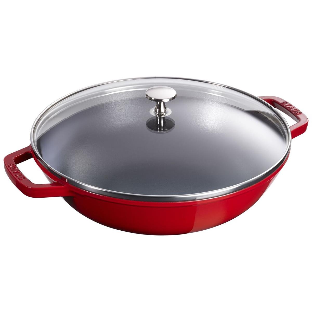 STAUB B 405113455 LA COCOTTE WOK TAVA CAM KAPAKLIStaub