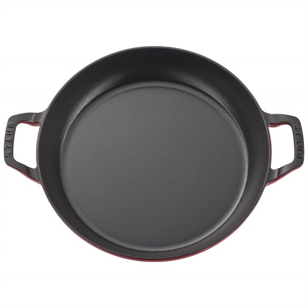 Staub B Cam Kapaklı Döküm Pilav Tenceresi 30 cm KirazStaub