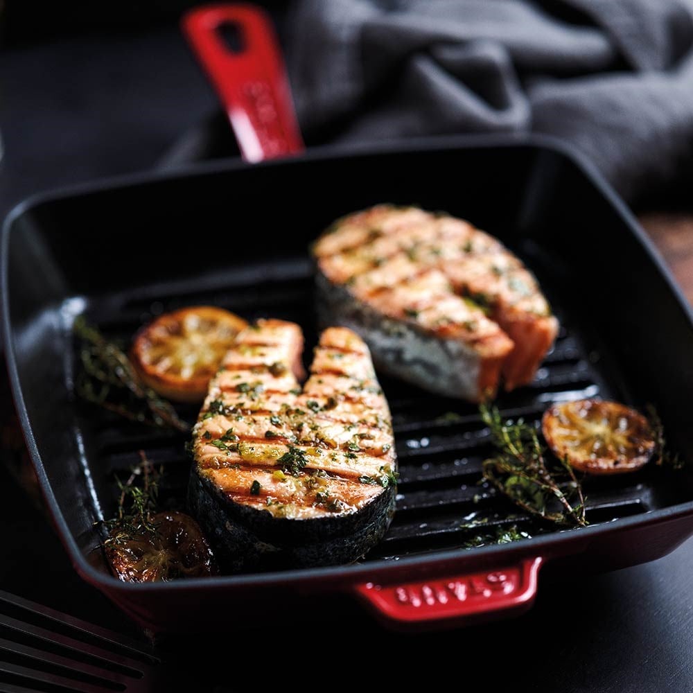 Staub B Döküm Izgara Tava 26 cm KirazStaub