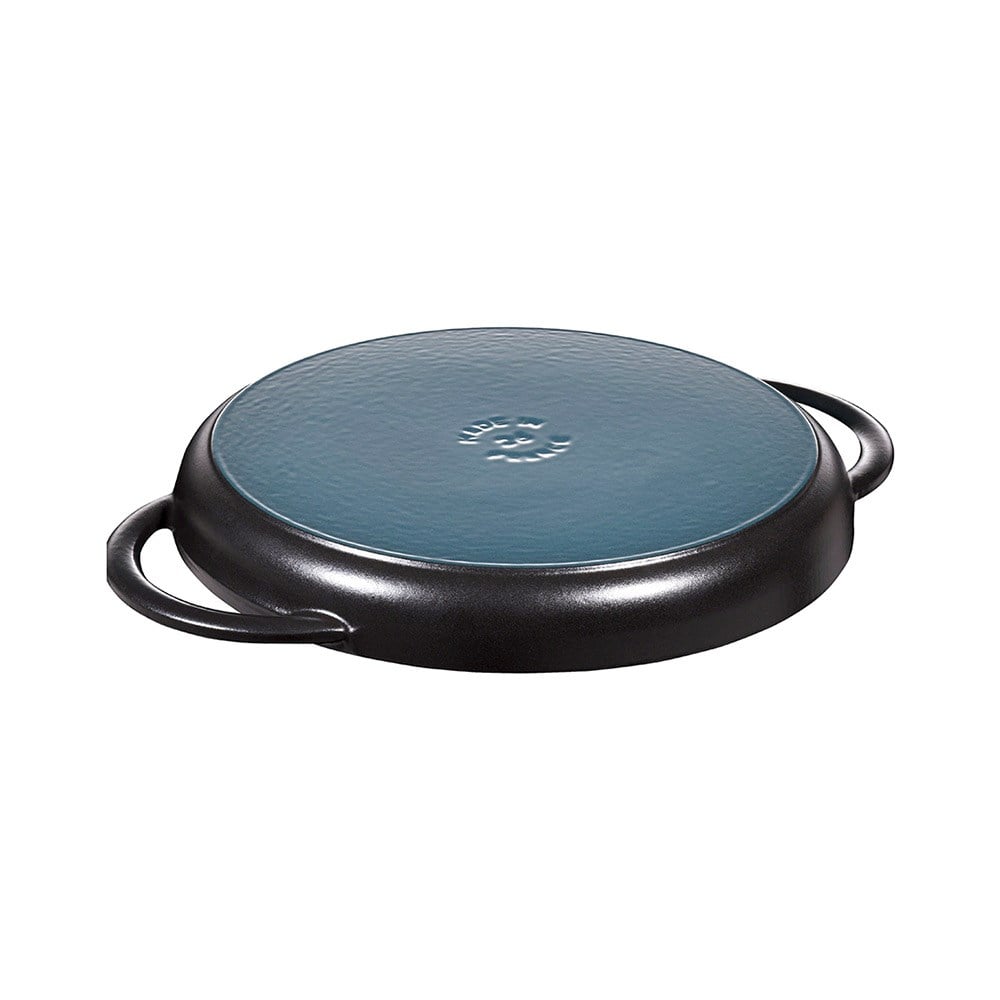 Staub B Döküm Izgara Tava Çift Kulplu 26 cm SiyahStaub