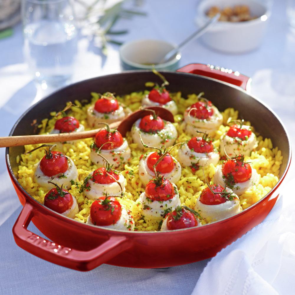Staub B Döküm Kızartma Tavası 24 cm KirazStaub