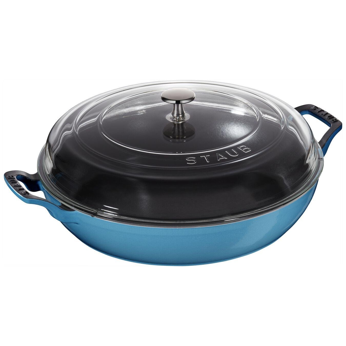 Staub B Döküm Pilav Tenceresi Yuvarlak 30 cm Buz MavisiStaub