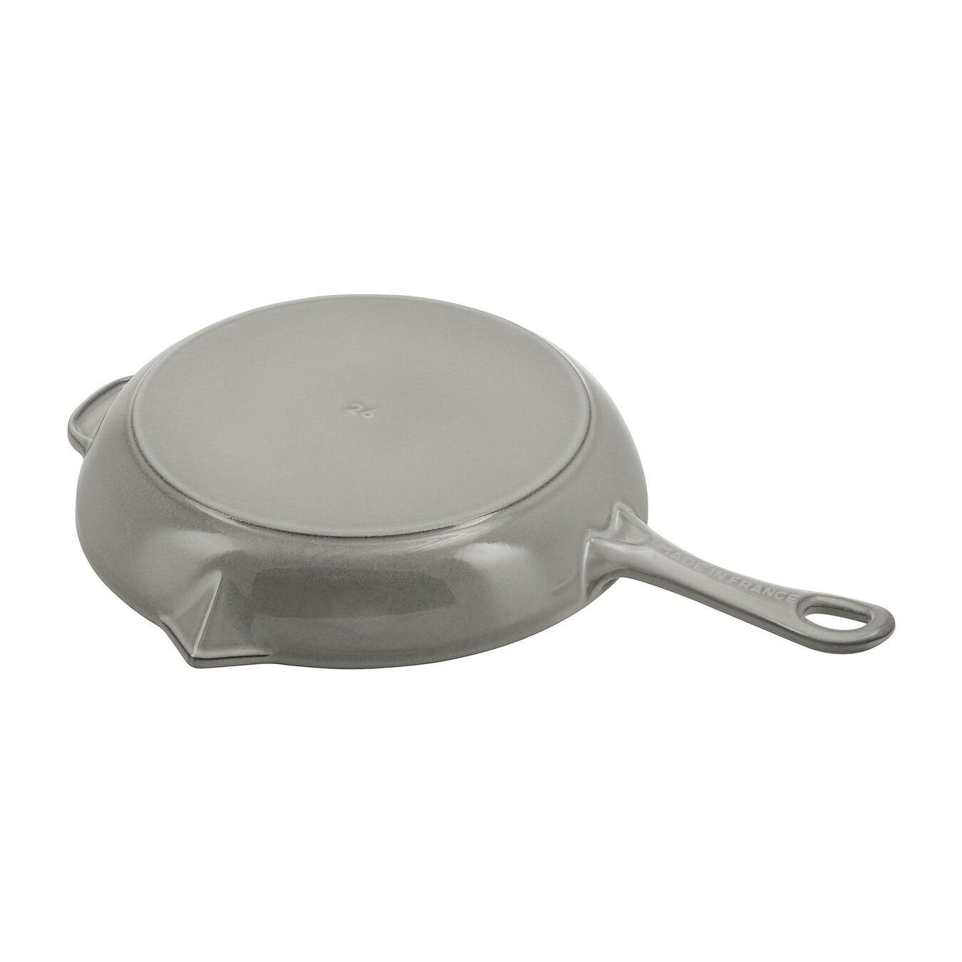 Staub B Döküm Tava Yuvarlak 26 cm Grafit GriStaub