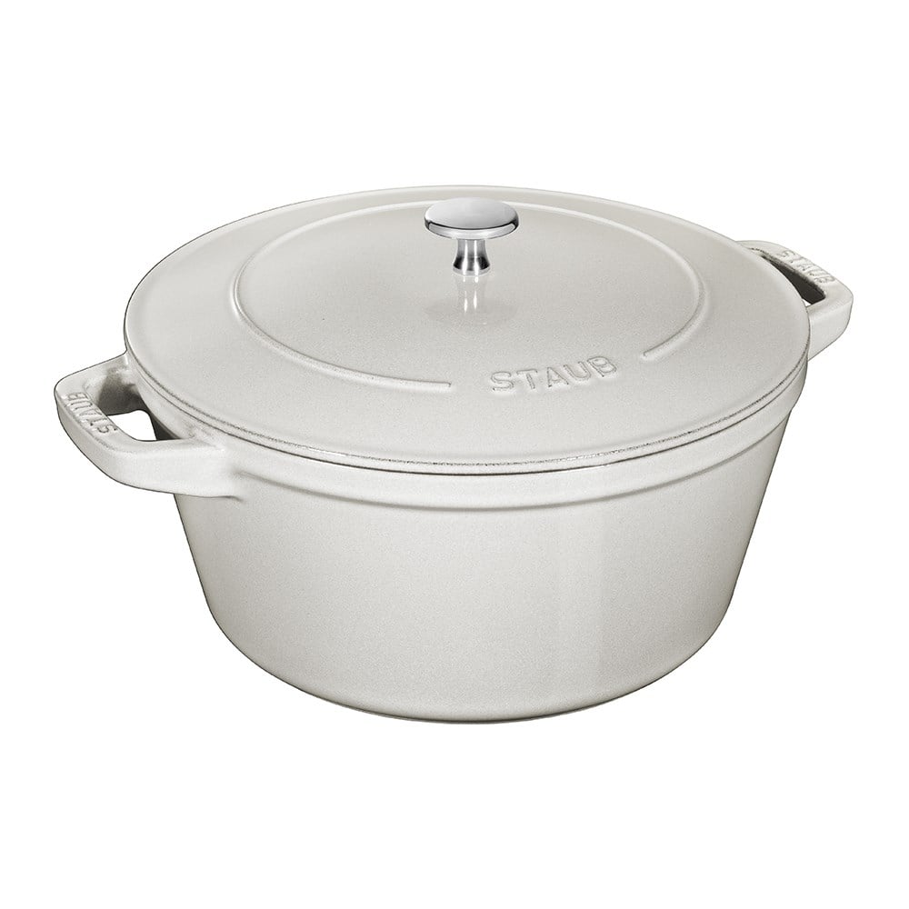 Staub B Döküm Tencere 24 cm Trüf BeyazıStaub