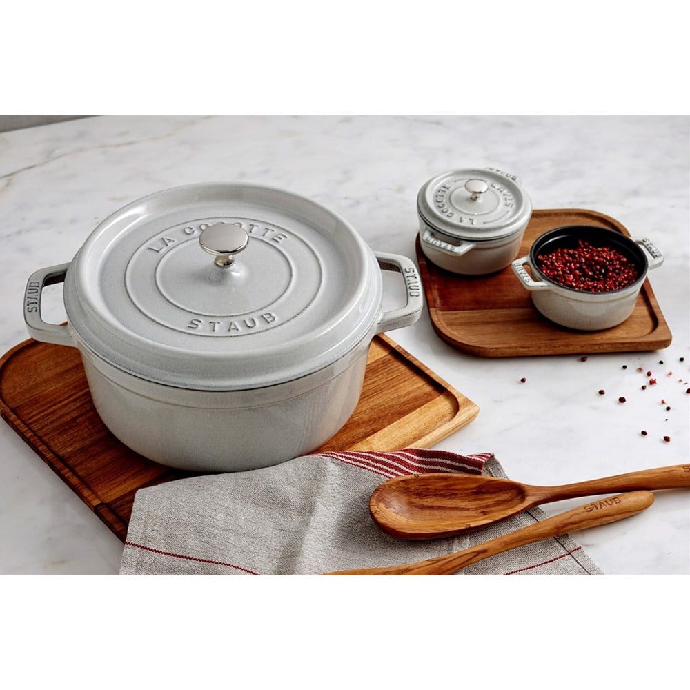 Staub B Döküm Tencere Yuvarlak 24 cm BeyazStaub