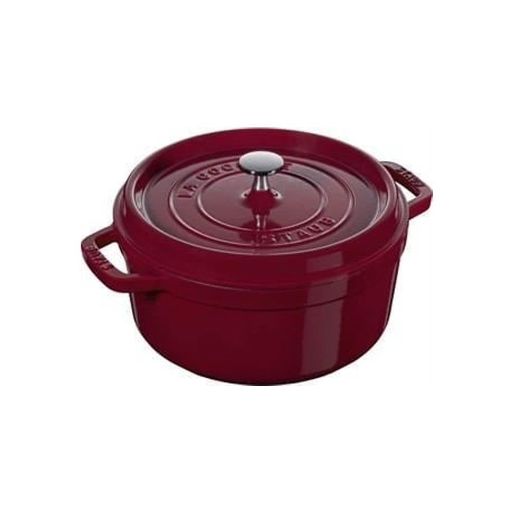 Staub B Döküm Tencere Yuvarlak 24 cm BordoStaub