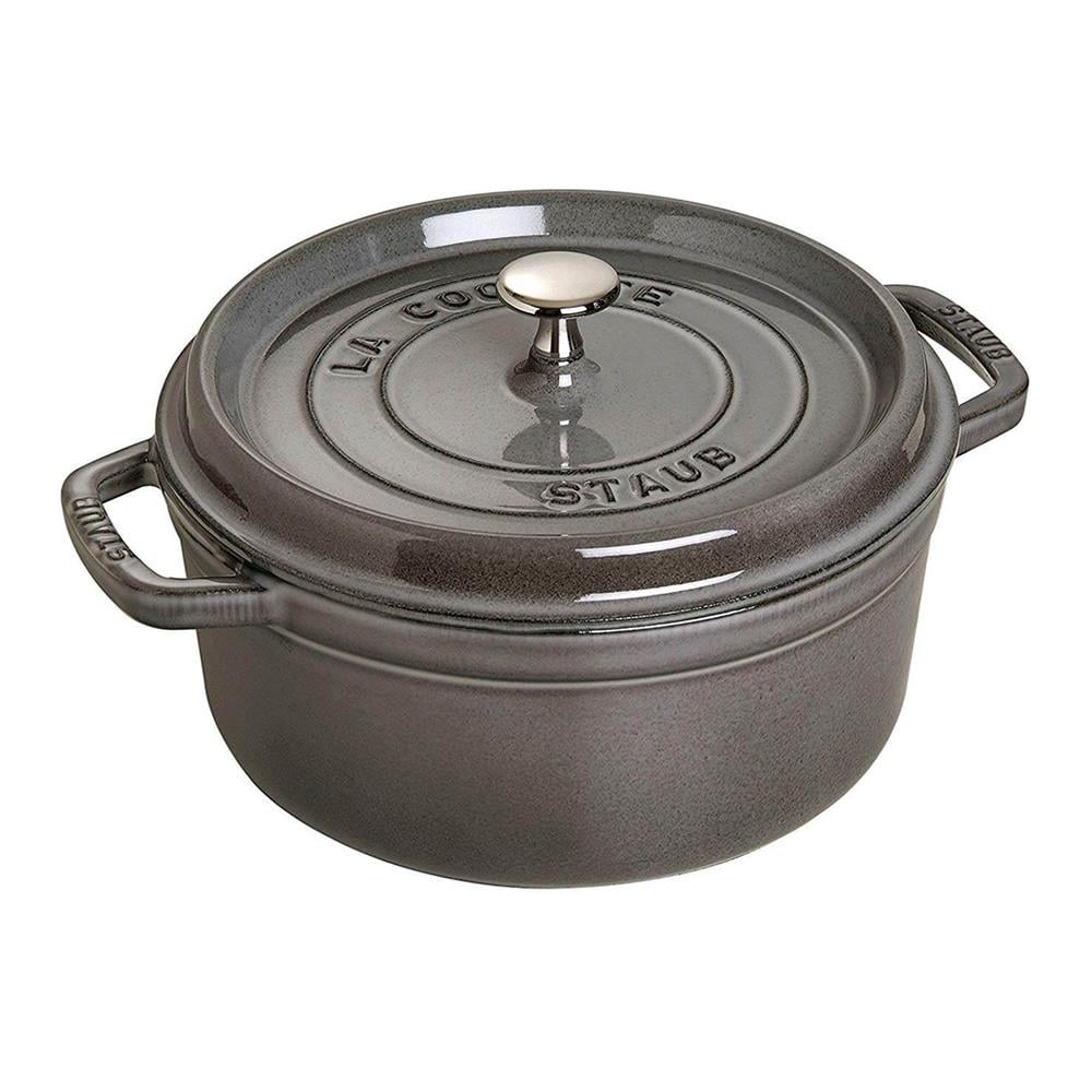 Staub B Döküm Tencere Yuvarlak 24 cm Grafit GriStaub