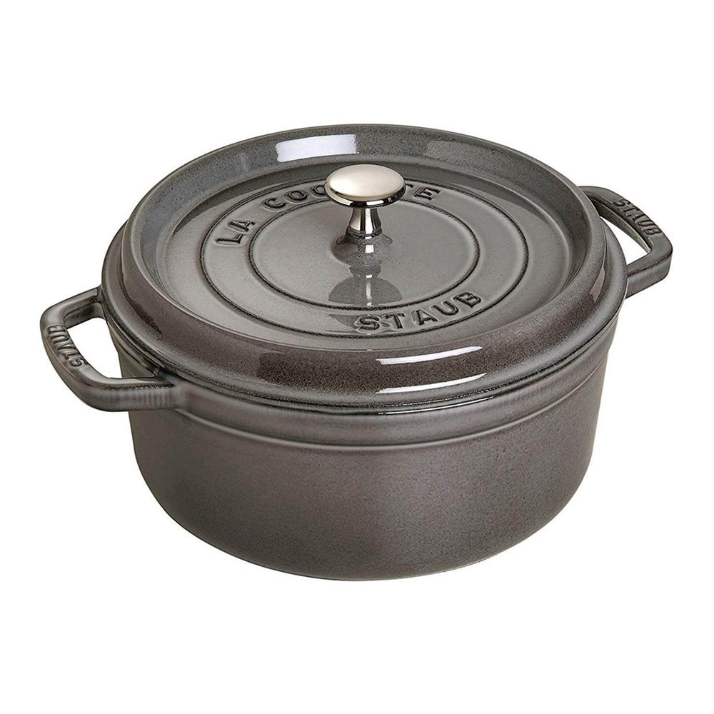 Staub B Döküm Tencere Yuvarlak 24 cm Grafit GriStaub