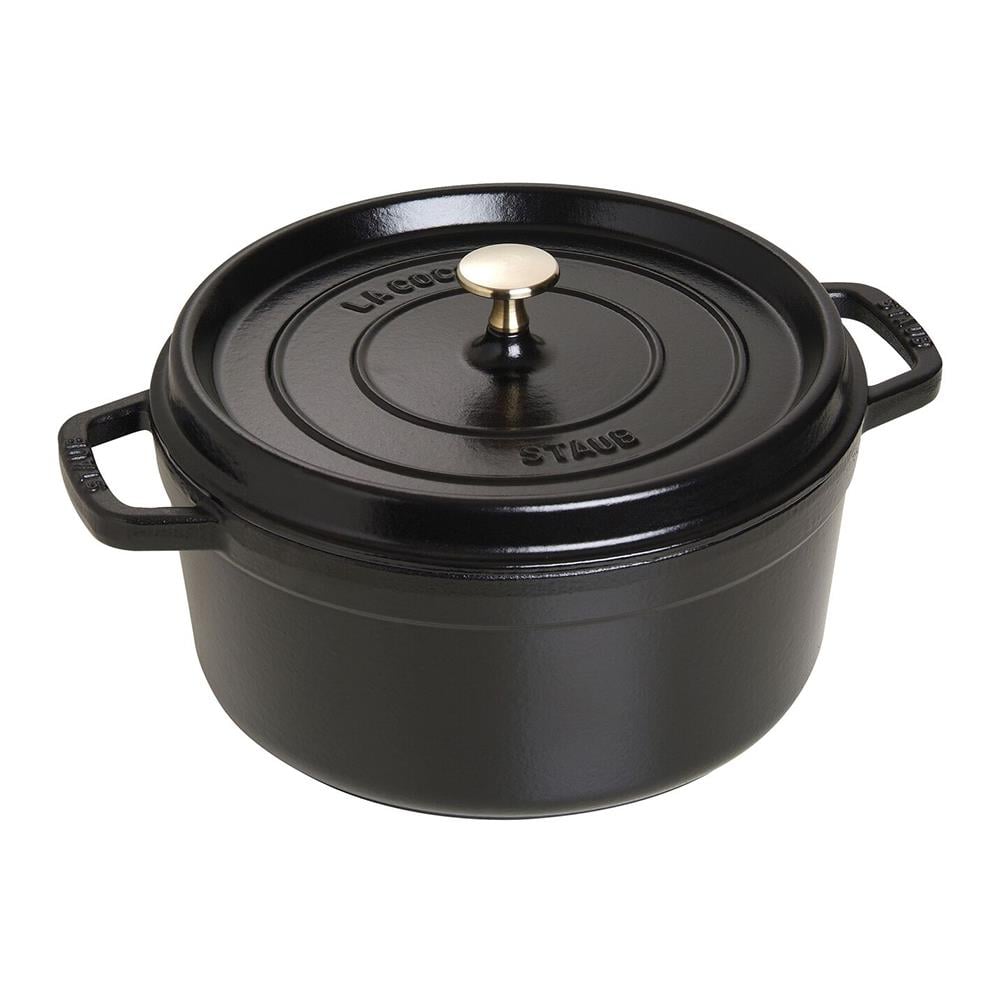 Staub B Döküm Tencere Yuvarlak 26 cm SiyahStaub