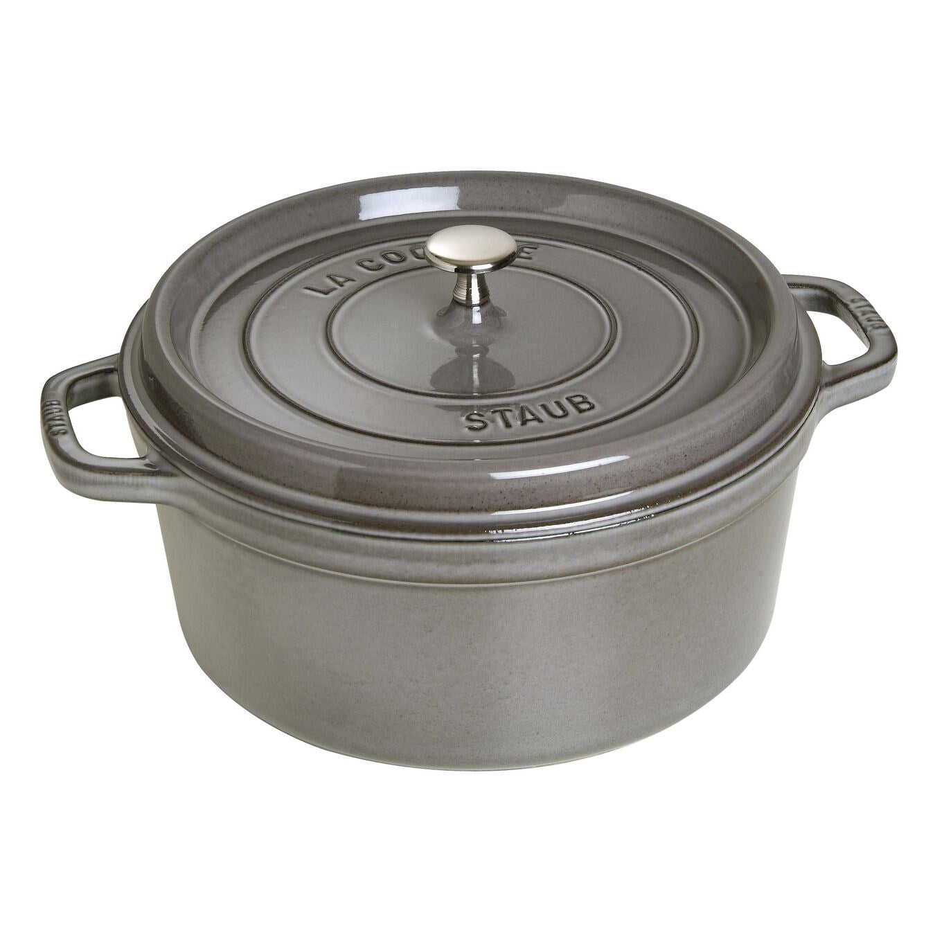 Staub B Döküm Tencere Yuvarlak 28 cm Grafit GriStaub