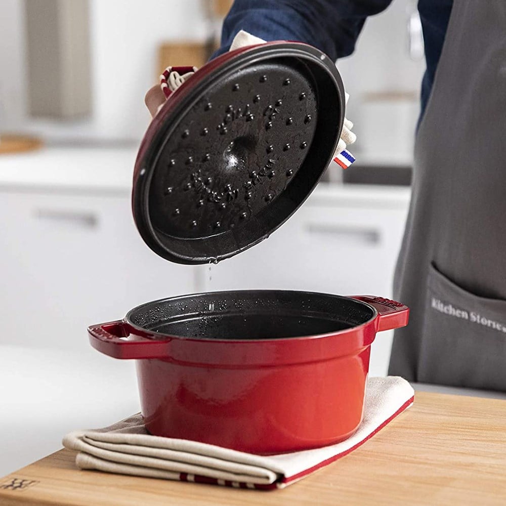 Staub B Döküm Tencere Yuvarlak 28 cm KirazStaub