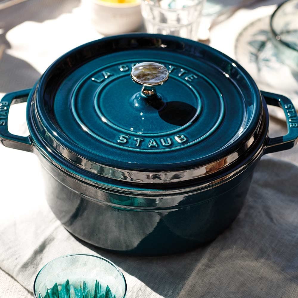 Staub B La Cocotte Döküm Tencere 28 cm Akdeniz MavisiStaub