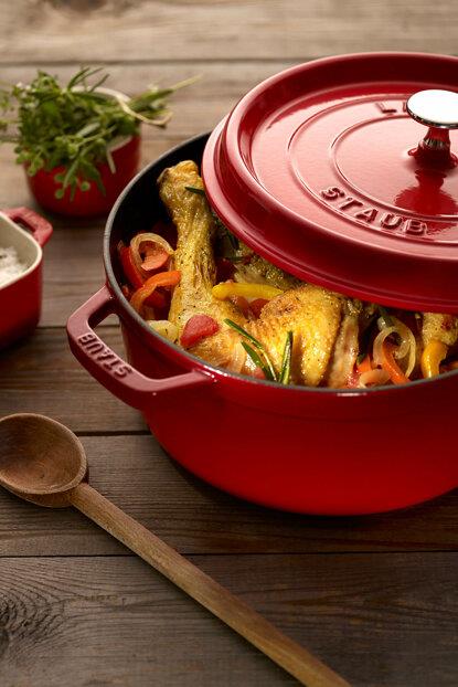Staub B La Cocotte Döküm Tencere 30 cm KırmızıStaub