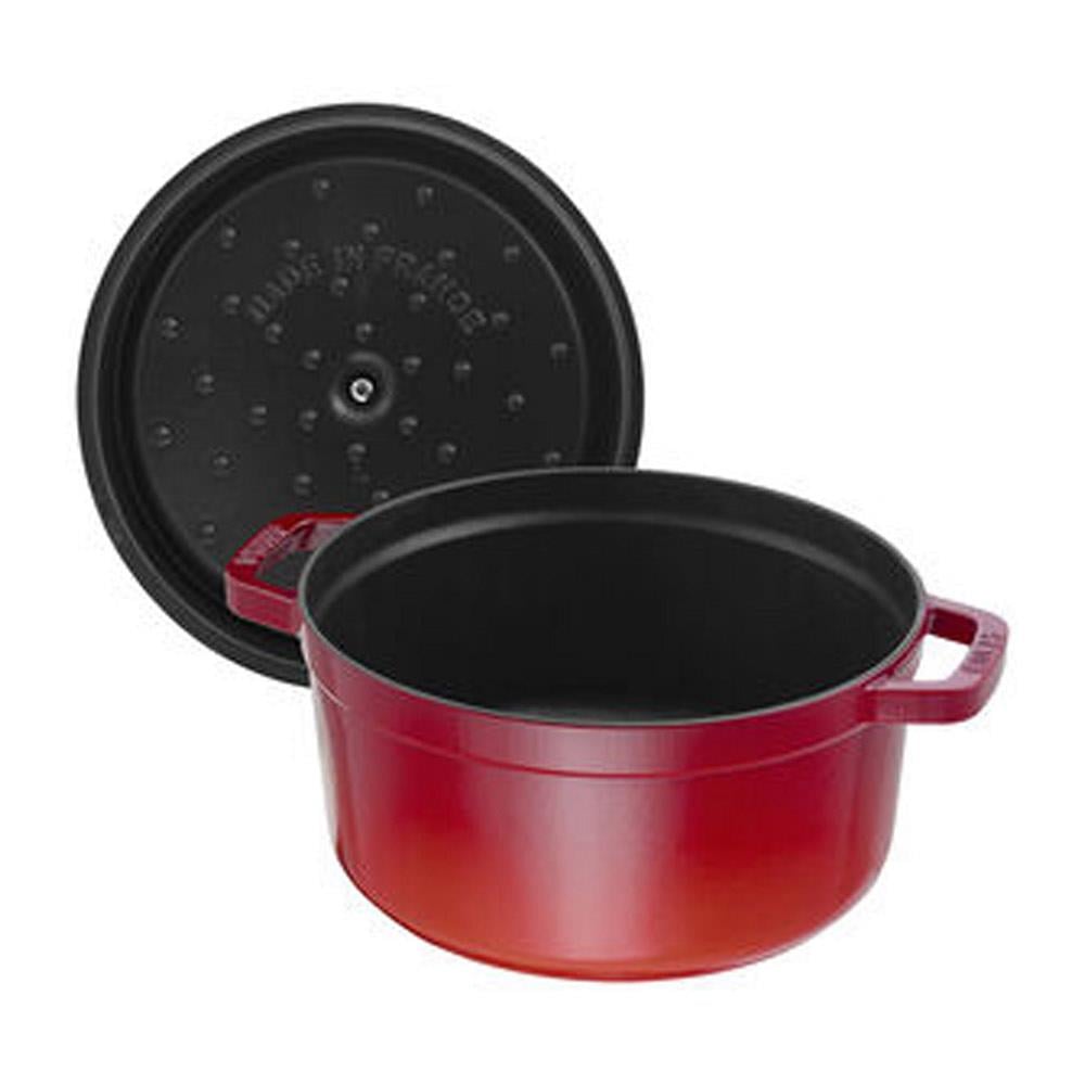 Staub B La Cocotte Döküm Tencere Yuvarlak 28 cm KırmızıStaub