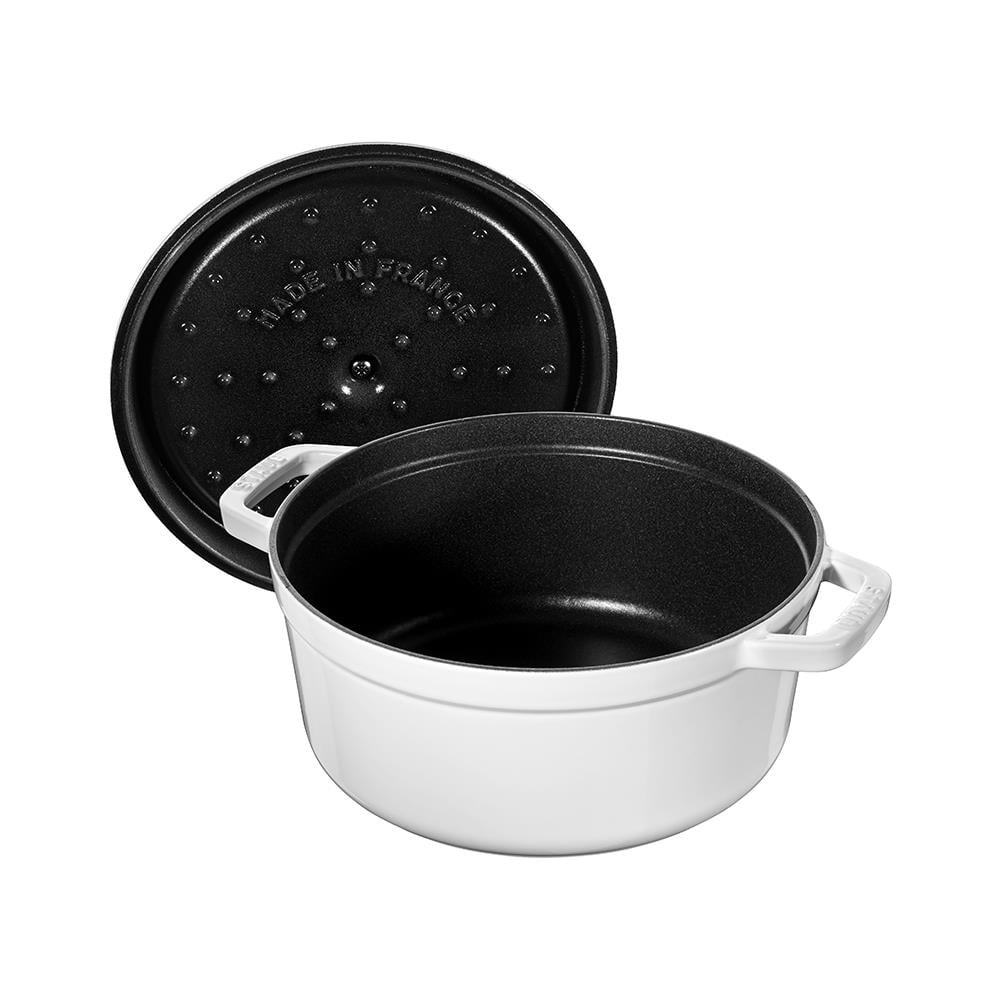 Staub B La Cocotte Döküm Tencere Yuvarlak 24 cm BeyazStaub