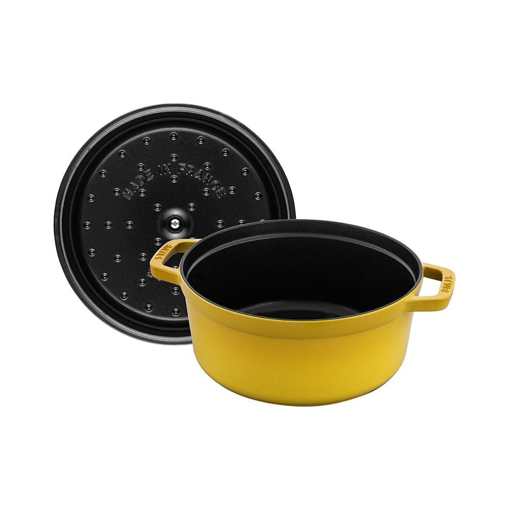 Staub B La Cocotte Döküm Tencere Yuvarlak 24 cm Limon SarısıStaub