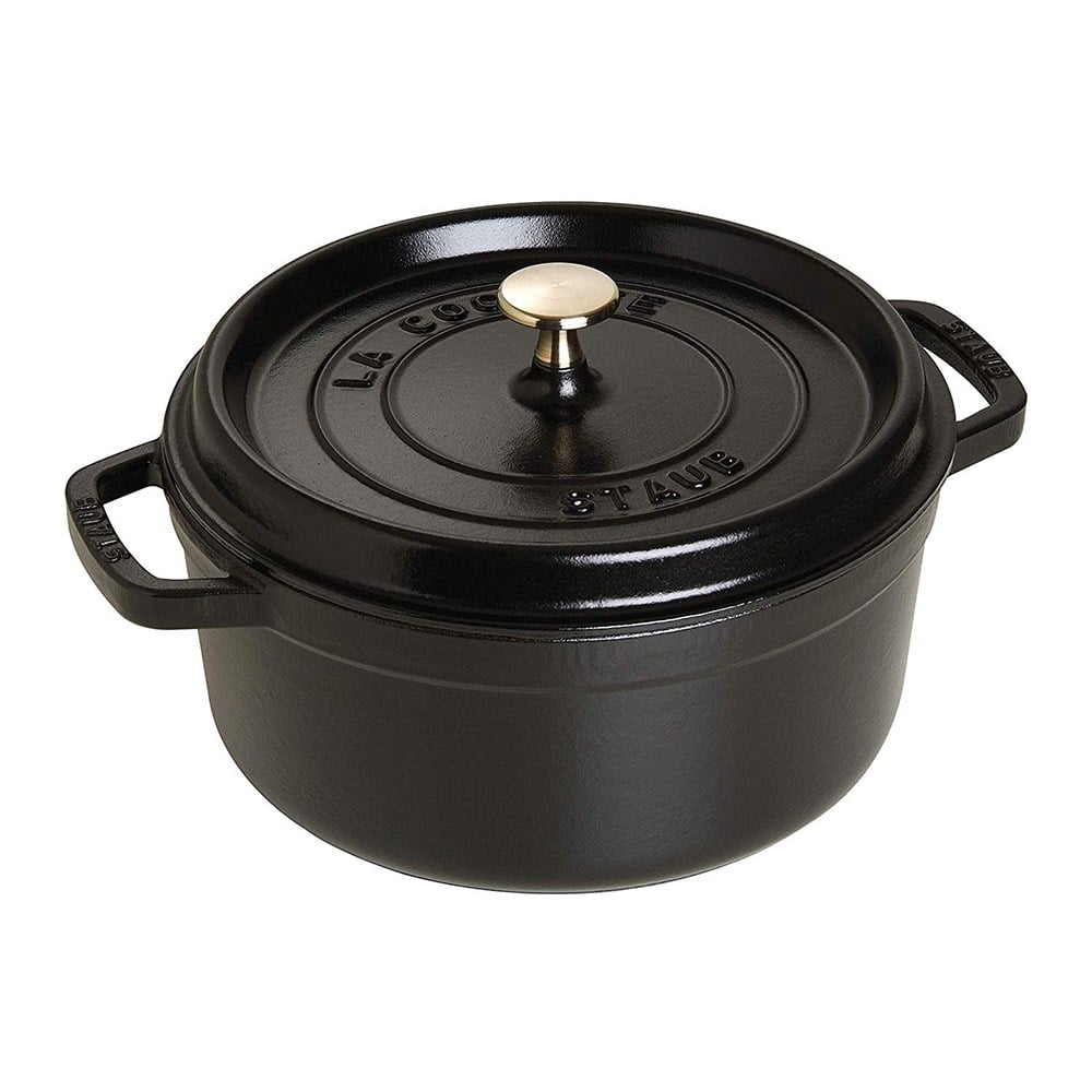 Staub B La Cocotte Döküm Tencere Yuvarlak 28 cm SiyahStaub