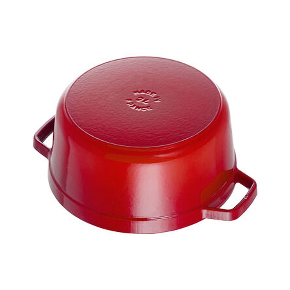 Staub B La Cocotte Döküm Tencere Yuvarlak 24 cm KırmızıStaub